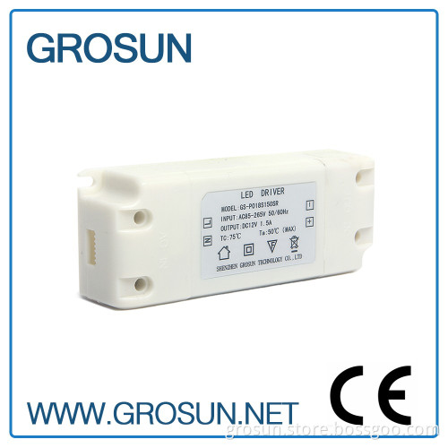 12V 1.5A Constant Current LED Lighting Driver with CE Approved